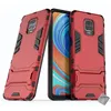 Image de Housse etui coque rigide anti choc pour Xiaomi Redmi Note 9 Pro + verre trempe - ROUGE - htdmobiles
