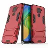 Image de Housse etui coque rigide anti choc pour Xiaomi Redmi Note 9 + film ecran - ROUGE - htdmobiles