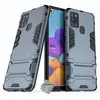 Image de Housse etui coque rigide anti choc pour Samsung Galaxy A21s + verre trempe - BLEU FONCE - htdmobiles