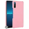 Image de Housse etui coque rigide simili cuir crocodile pour Sony Xperia L4 + film ecran - ROSE - htdmobiles