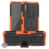 Image de Housse etui coque rigide anti choc pour Sony Xperia 10 II + verre trempe - ORANGE - htdmobiles