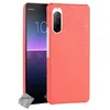 Image de Housse etui coque rigide simili cuir crocodile pour Sony Xperia 10 II + film ecran - ROUGE - htdmobiles