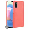 Image de Housse etui coque rigide simili cuir crocodile pour Samsung Galaxy A41 + film ecran - ROUGE - htdmobiles
