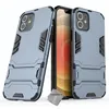 Image de Housse etui coque rigide anti choc pour Apple iPhone 12 / 12 Pro + film ecran - BLEU FONCE - htdmobiles