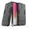 Image de Housse etui coque rigide anti choc pour Apple iPhone 12 Mini + film ecran - NOIR - htdmobiles