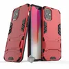 Image de Housse etui coque rigide anti choc pour Apple iPhone 12 Mini + film ecran - ROUGE - htdmobiles