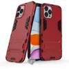 Image de Housse etui coque rigide anti choc pour Apple iPhone 12 Pro Max + film ecran - ROUGE - htdmobiles