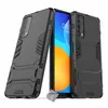 Image de Housse etui coque rigide anti choc pour Huawei P Smart (2021) + film ecran - NOIR - htdmobiles
