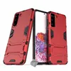 Image de Housse etui coque rigide anti choc pour Samsung Galaxy S21 5G + verre trempe - ROUGE - htdmobiles