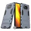 Image de Housse etui coque rigide anti choc pour Xiaomi Poco X3 Pro + verre trempe - BLEU FONCE - htdmobiles