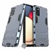 Image de Housse etui coque rigide anti choc pour Samsung Galaxy A02s + film ecran - BLEU FONCE - htdmobiles
