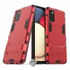 Image de Housse etui coque rigide anti choc pour Samsung Galaxy A02s + film ecran - ROUGE - htdmobiles