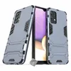 Image de Housse etui coque rigide anti choc pour Samsung Galaxy A32 4G + film ecran - BLEU FONCE - htdmobiles