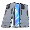 Image de Housse etui coque rigide anti choc pour Xiaomi Mi 11 Lite 5G NE + verre trempe - BLEU FONCE - htdmobiles
