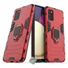 Image de Housse etui coque rigide anti choc pour Samsung Galaxy A03s + film ecran - ROUGE - htdmobiles