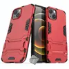 Image de Housse etui coque rigide anti choc pour Apple iPhone 13 Mini + film ecran - ROUGE - htdmobiles
