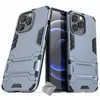 Image de Housse etui coque rigide anti choc pour Apple iPhone 13 Pro + verre trempe - BLEU FONCE - htdmobiles