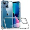 Image de Housse etui coque silicone gel Apple iPhone 13 Mini + verre trempe - TRANSPARENT TPU - htdmobiles
