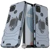 Image de Housse etui coque rigide anti choc pour Realme C21-Y / C25Y + verre trempe - BLEU FONCE - htdmobiles