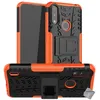 Image de Housse etui coque rigide anti choc pour Motorola Moto E7i Power + film ecran - ORANGE - htdmobiles