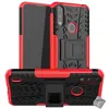 Image de Housse etui coque rigide anti choc pour Motorola Moto E7i Power + verre trempe - ROUGE - htdmobiles