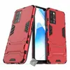 Image de Housse etui coque rigide anti choc pour Oppo A16 / A16s + film ecran - ROUGE - htdmobiles