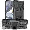 Image de Housse etui coque rigide anti choc pour Motorola Moto G22 / E32 / E32s + film ecran - NOIR - htdmobiles