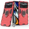 Image de Housse etui coque rigide anti choc pour Xiaomi Poco X4 Pro 5G + verre trempe - ROUGE - htdmobiles