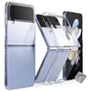 Image de Housse etui coque rigide avant et arrière Samsung Galaxy Z Flip 4 5G - TRANSPARENT - htdmobiles