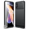 Image de Coque pour Xiaomi Poco X4 Pro 5G - housse etui silicone gel carbone + verre trempe - NOIR - htdmobiles