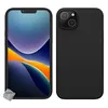 Image de Coque pour Apple iPhone 14 Plus - housse etui silicone gel fine + verre trempe - NOIR - htdmobiles