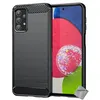 Image de Coque pour Samsung Galaxy A23 4G / 5G - housse etui silicone gel carbone + film ecran - NOIR - htdmobiles