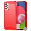 Image de Coque pour Samsung Galaxy A23 4G / 5G - housse etui silicone gel carbone + film ecran - ROUGE - htdmobiles