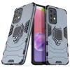 Image de Coque pour Samsung Galaxy A33 5G - housse etui rigide anti choc + film ecran - BLEU FONCE - htdmobiles