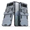 Image de Coque pour Samsung Galaxy Z Flip 4 5G - housse etui rigide anti choc - BLEU FONCE - htdmobiles