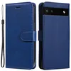 Image de Housse pour Google Pixel 6a 5G - etui coque pochette portefeuille + film ecran - BLEU - htdmobiles