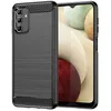 Image de Coque pour Samsung Galaxy A13 4G / 5G - housse etui silicone gel carbone + film ecran - NOIR - htdmobiles