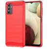Image de Coque pour Samsung Galaxy A13 4G / 5G - housse etui silicone gel carbone + film ecran - ROUGE - htdmobiles