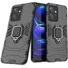 Image de Coque pour Xiaomi Redmi Note 12 4G - housse etui rigide anti choc + film ecran - NOIR - htdmobiles