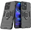 Image de Coque pour Xiaomi Redmi Note 12 4G - housse etui rigide anti choc + verre trempe - NOIR - htdmobiles