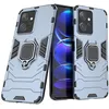 Image de Coque pour Xiaomi Redmi Note 12 4G - housse etui rigide anti choc + verre trempe - BLEU FONCE - htdmobiles