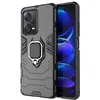 Image de Coque pour Xiaomi Redmi Note 12 Pro+ Plus 5G - housse etui rigide anti choc + verre trempe - NOIR - htdmobiles