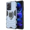 Image de Coque pour Xiaomi Redmi Note 12 Pro+ Plus 5G - housse etui rigide anti choc + verre trempe - BLEU FONCE - htdmobiles