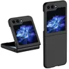 Image de Coque pour Samsung Galaxy Z Flip 5 5G - housse etui rigide avant et arriere - NOIR - htdmobiles