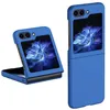 Image de Coque pour Samsung Galaxy Z Flip 5 5G - housse etui rigide avant et arriere - BLEU FONCE - htdmobiles