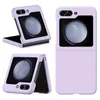 Image de Coque pour Samsung Galaxy Z Flip 5 5G - housse etui rigide avant et arriere - MAUVE - htdmobiles