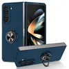 Image de Coque pour Samsung Galaxy Z Fold 5 5G - housse etui rigide bague anti choc magnetique - BLEU FONCE - htdmobiles