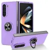Image de Coque pour Samsung Galaxy Z Fold 5 5G - housse etui rigide bague anti choc magnetique - MAUVE - htdmobiles