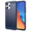 Image de Coque pour Xiaomi Redmi 12 4G - housse etui silicone gel carbone + verre trempe - BLEU FONCE - htdmobiles