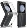 Image de Coque pour Samsung Galaxy Z Flip 5 5G - housse etui rigide avant et arriere - TRANSPARENT - htdmobiles